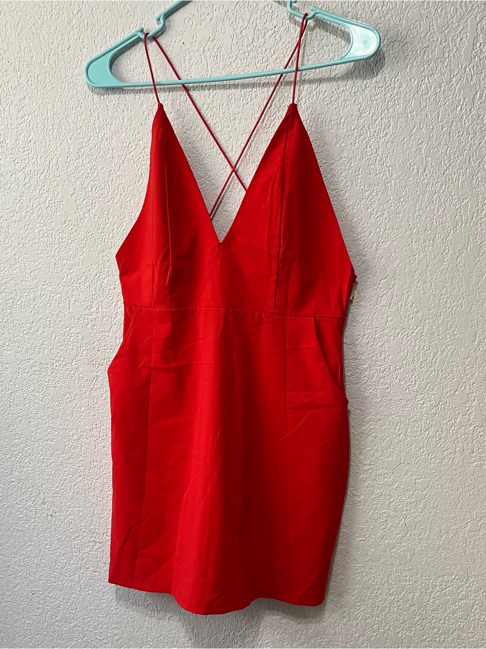 CBR mini dress red with pockets size M